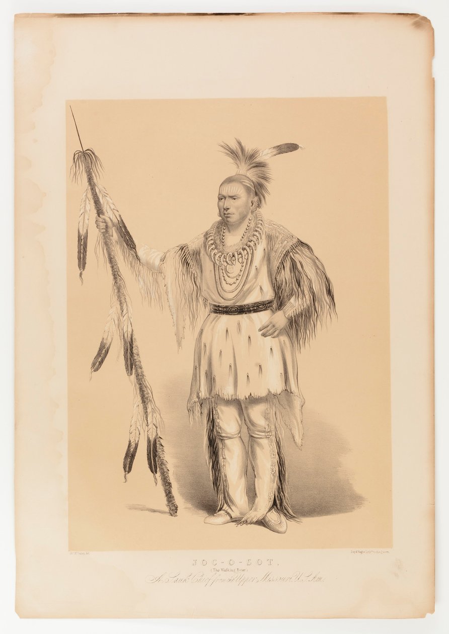 Joc-o-sot, el Oso Caminante de George Catlin