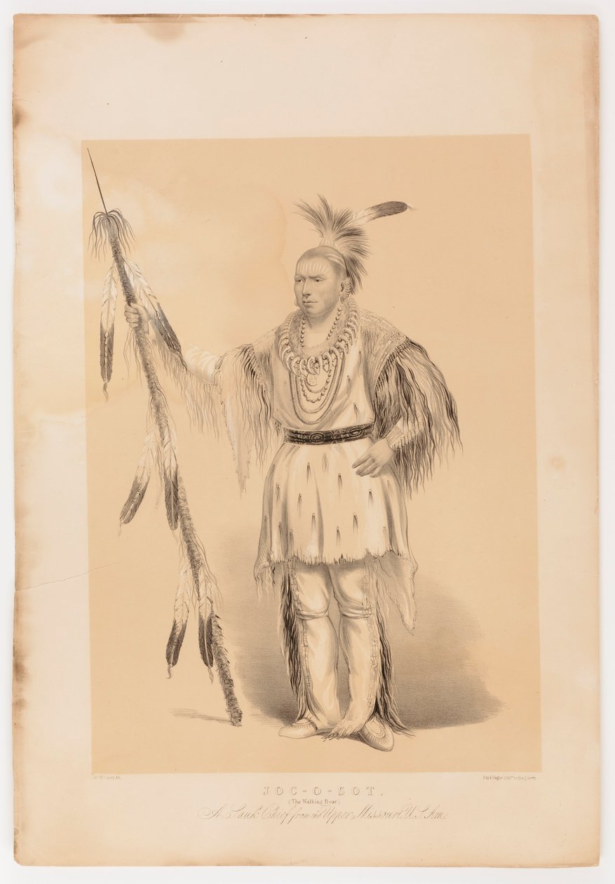 Joc-o-sot, el Oso Caminante de George Catlin