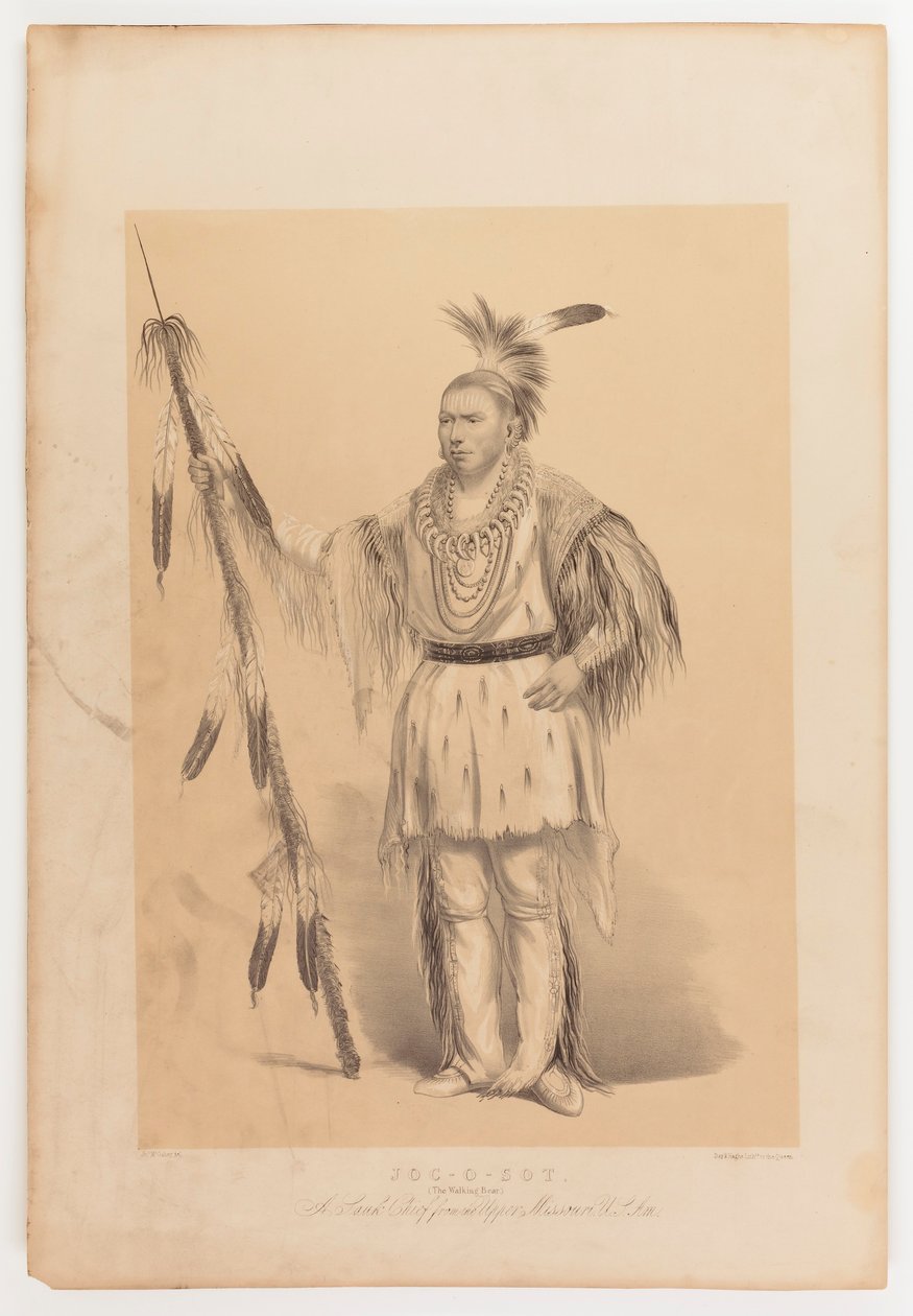 Joc-o-sot, el Oso Caminante de George Catlin