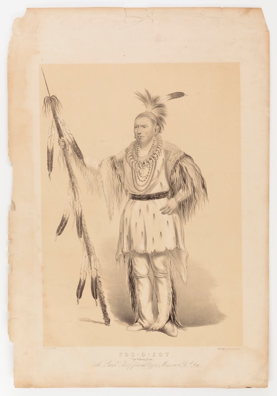 Joc-o-sot, el oso caminante de George Catlin