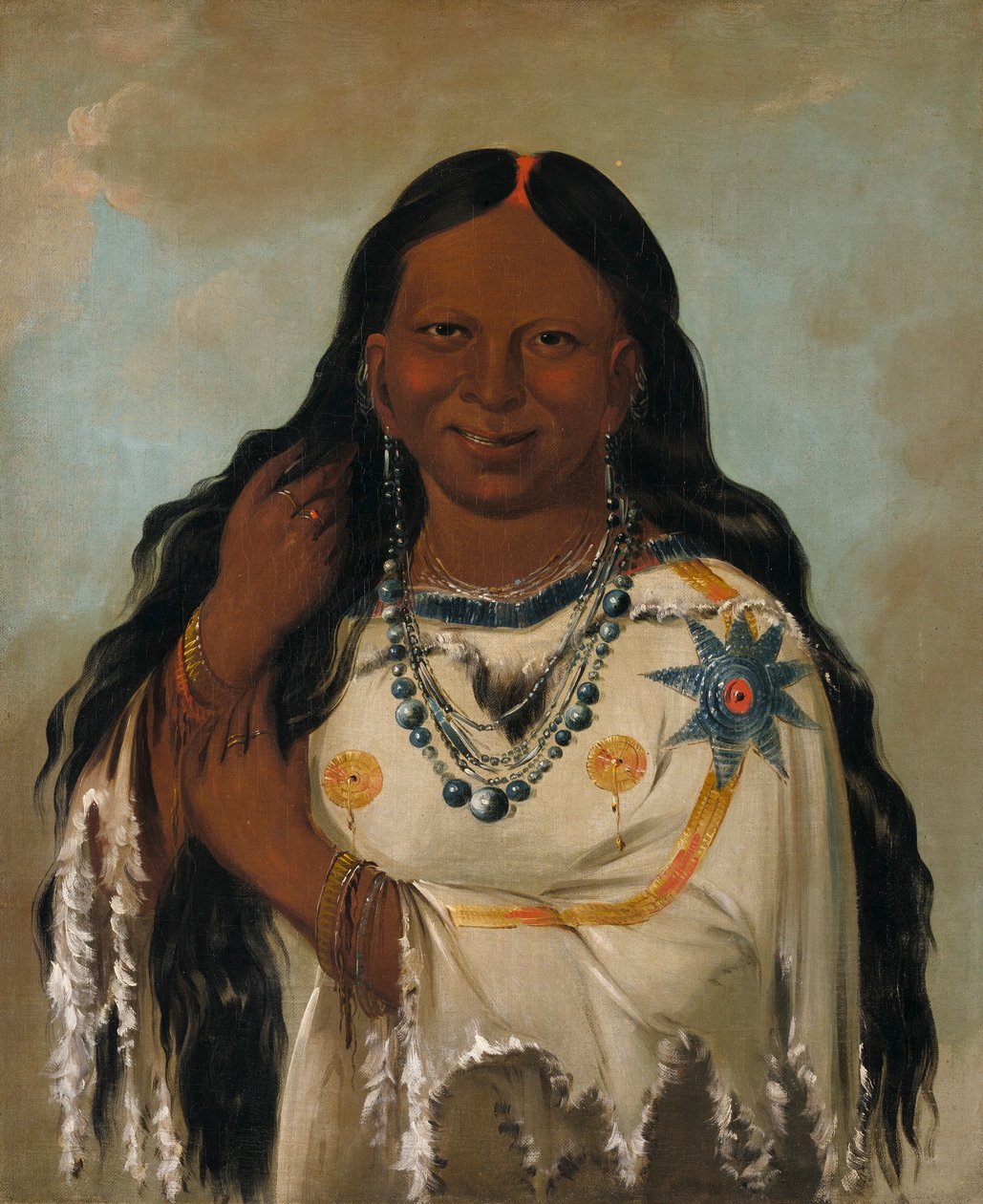 Kay-a-gís-gis, una mujer joven de George Catlin