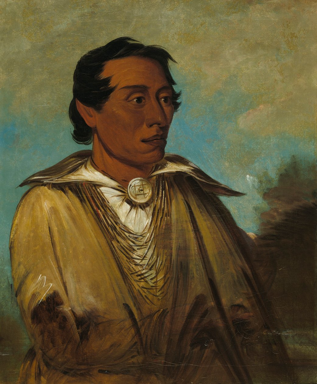 Kee-án-ne-kuk, Hombre más importante, Jefe de la Tribu de George Catlin