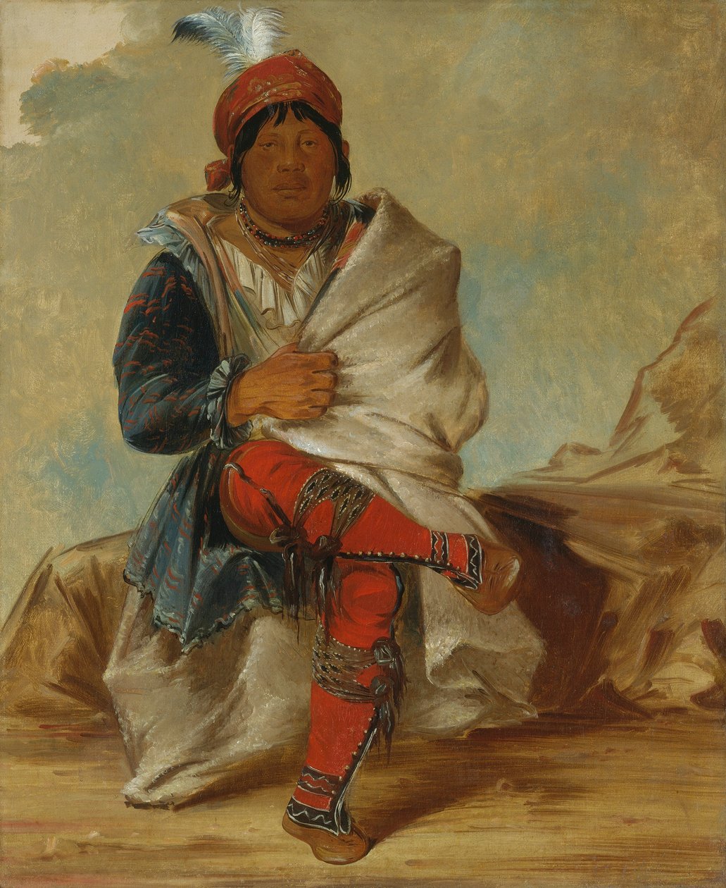 Mick-e-no-páh, Jefe de la Tribu de George Catlin