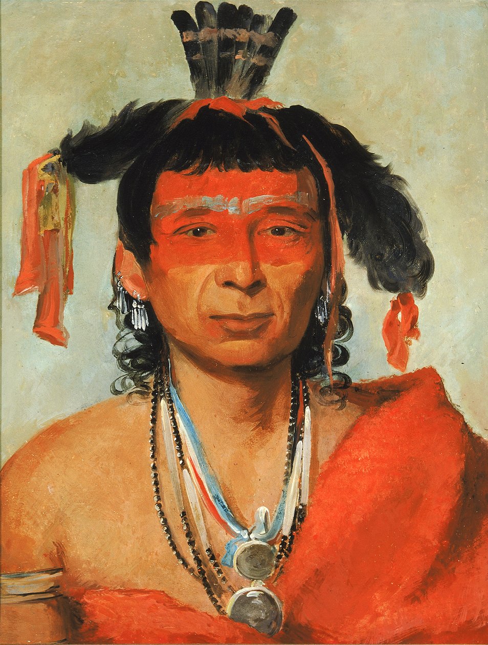 Másh-kee-wet, un gran dandi, 1831 de George Catlin