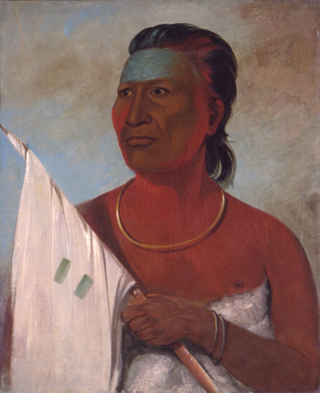 Náh-pope, Soup, consejero de Black Hawk de George Catlin
