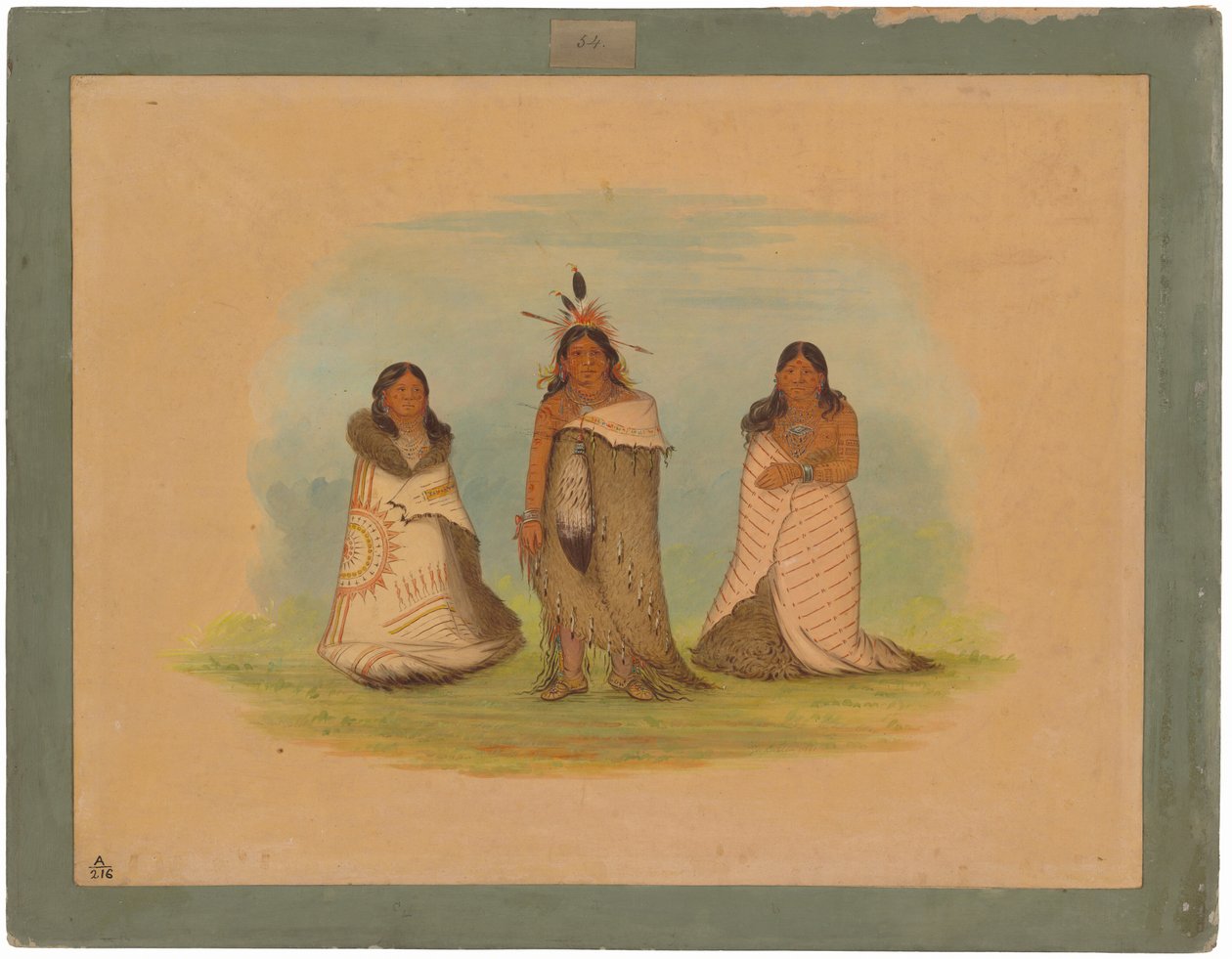 Indios Puncah de George Catlin