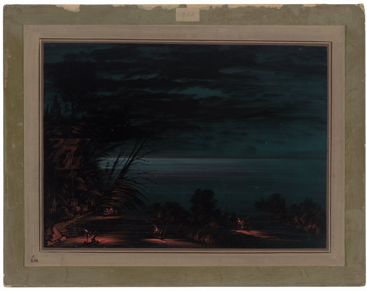 Pesca de Salmón - Ottowas, 1861-1869 de George Catlin