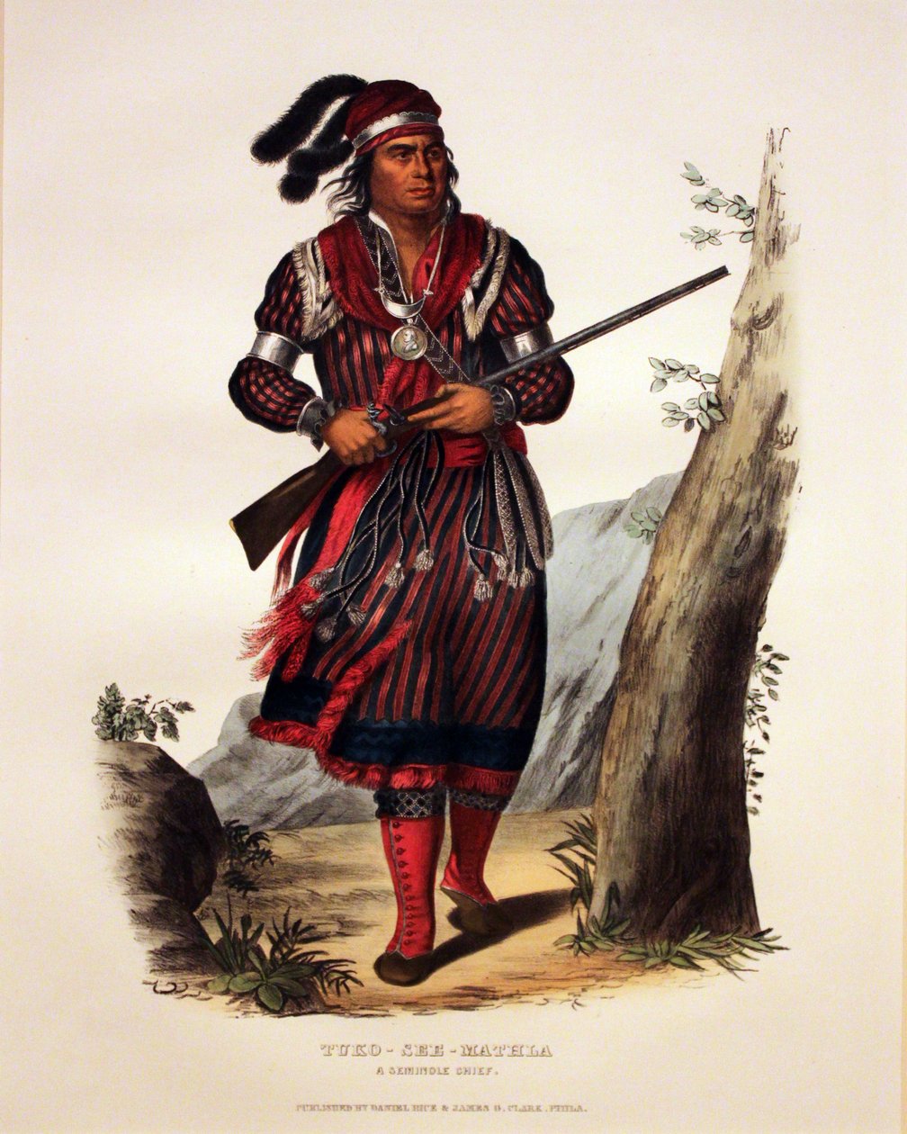 Jefe seminola Tuko-See-Mathla de George Catlin