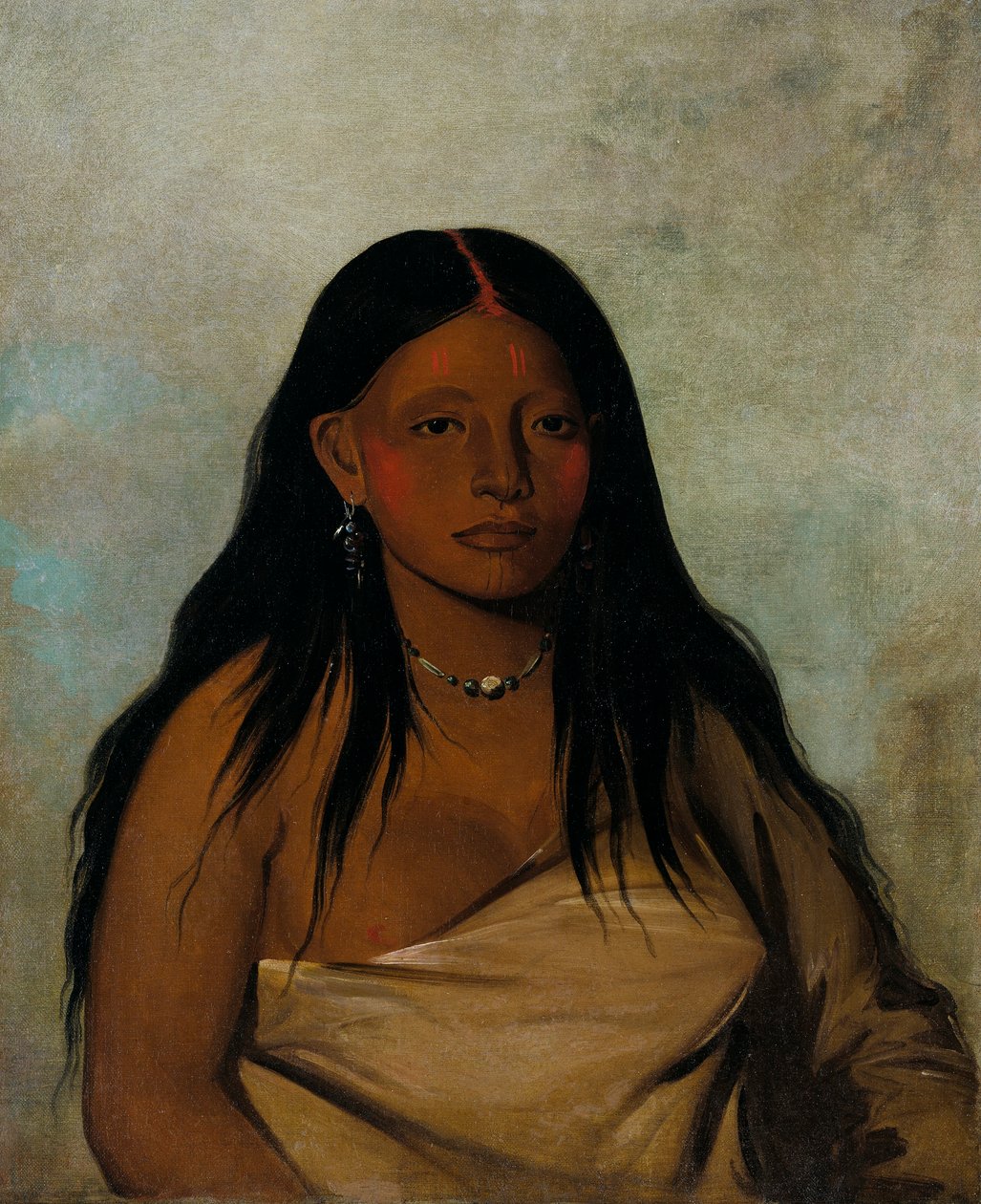 Shé-de-ah, Wild Sage, una mujer de Wichita de George Catlin