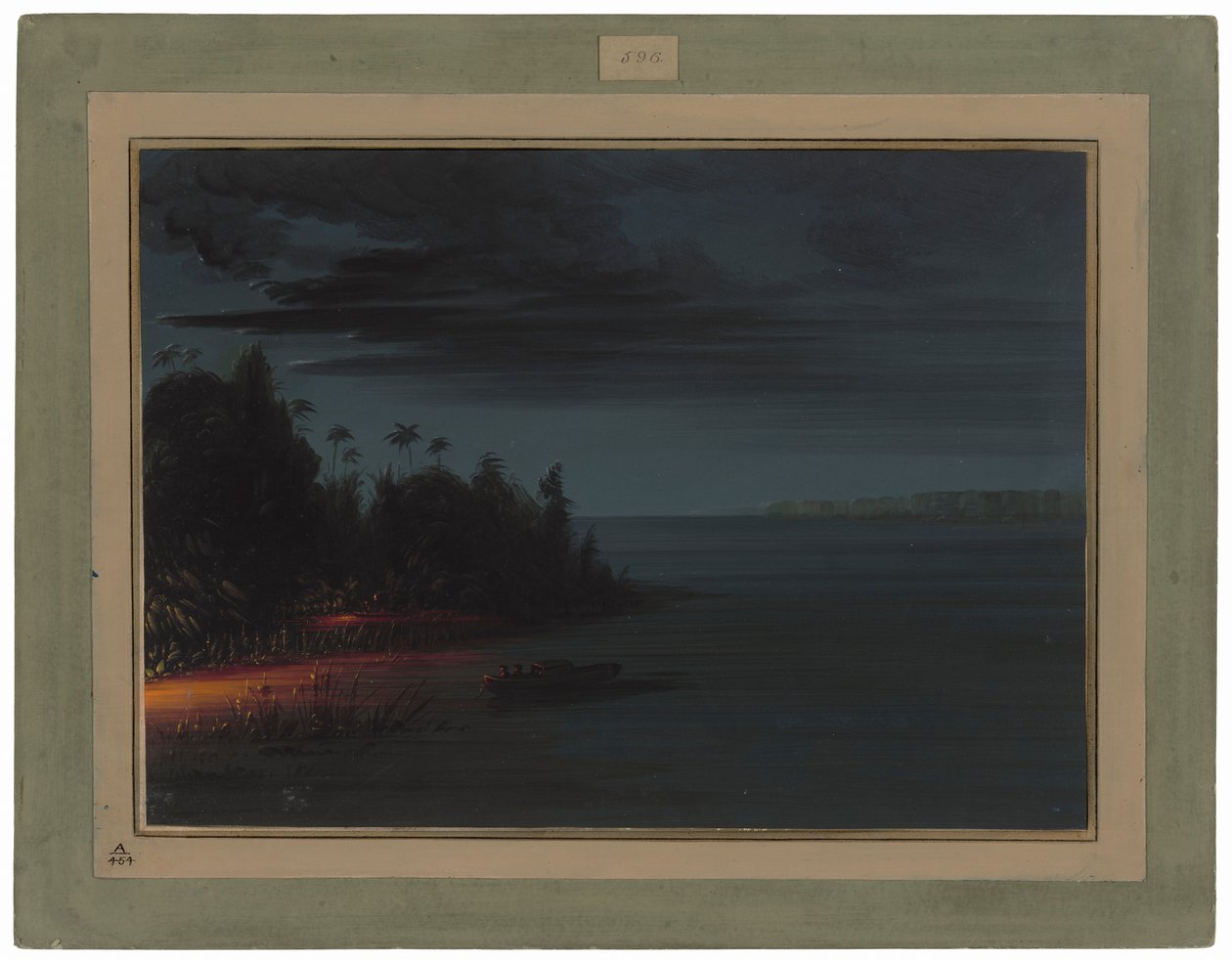 A la luz de las antorchas de George Catlin
