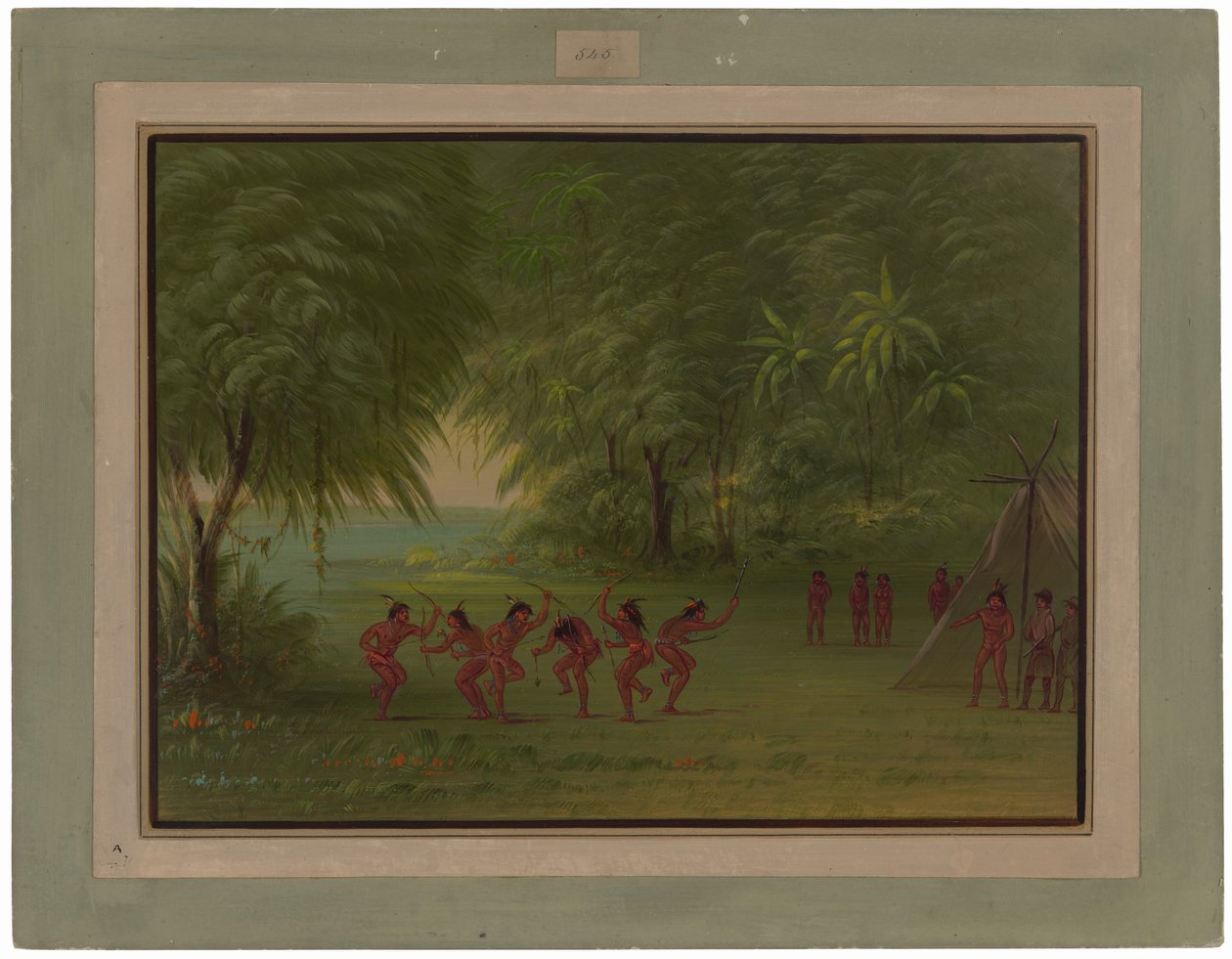 Campamento tapuya de George Catlin