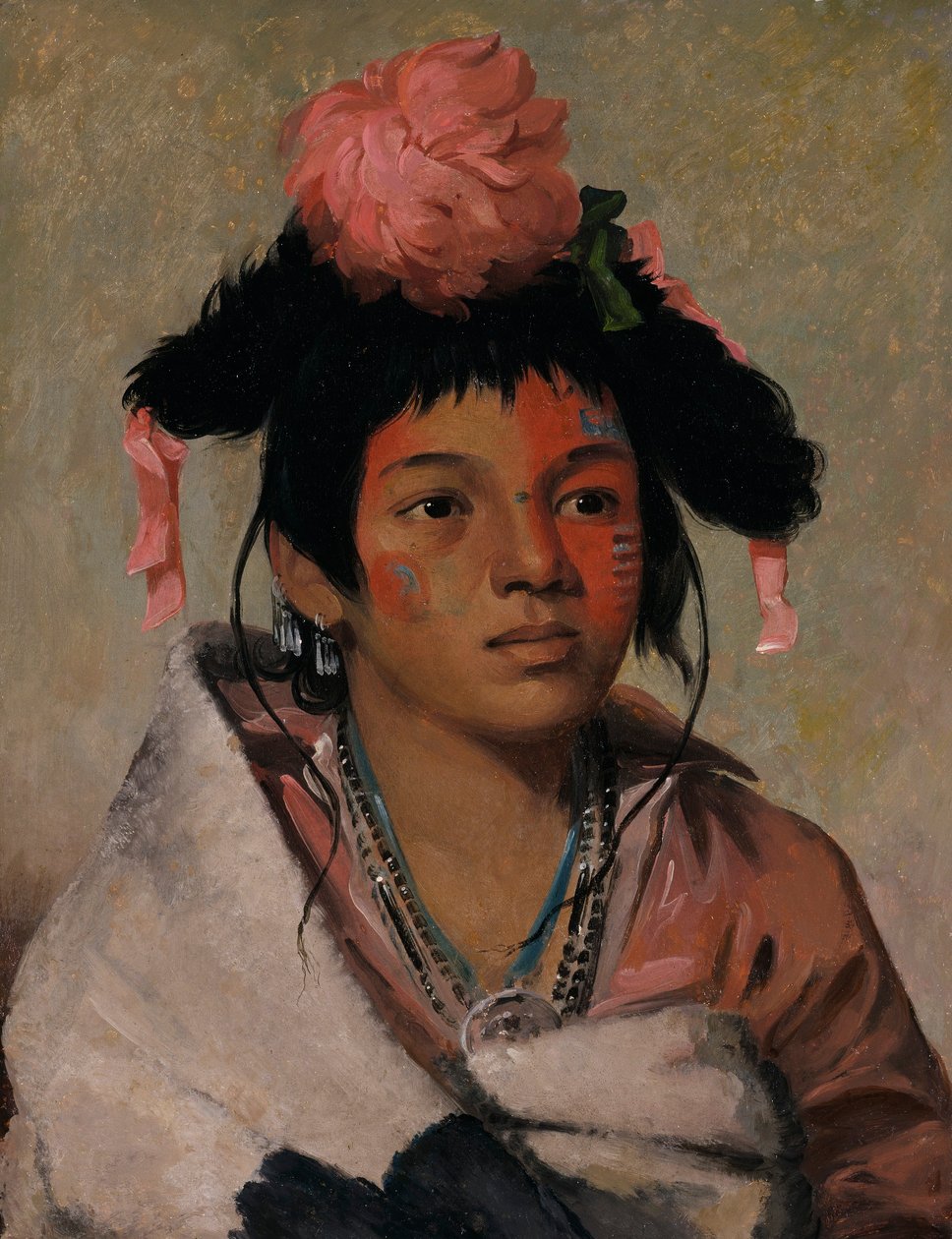 Tcha-káuk-o-ko-máugh, Gran Jefe, un Niño de George Catlin