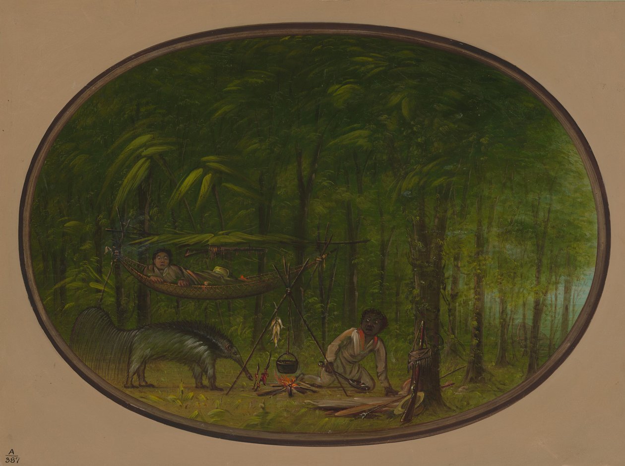 El gran oso hormiguero, 1854-1869 de George Catlin