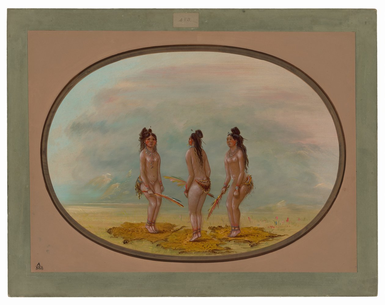El hermoso baile - Goo-a-give de George Catlin