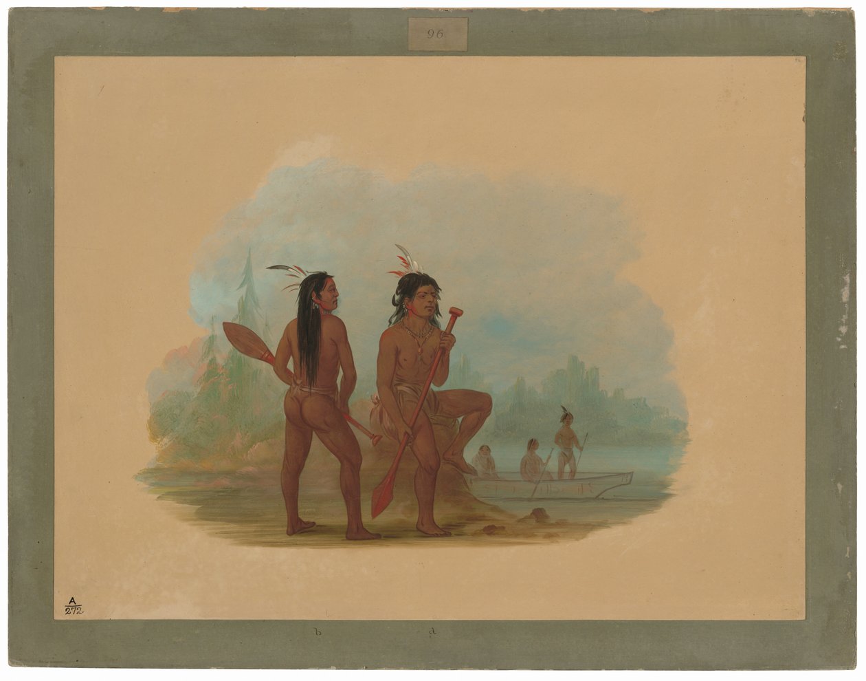 Dos jóvenes Hyda de George Catlin