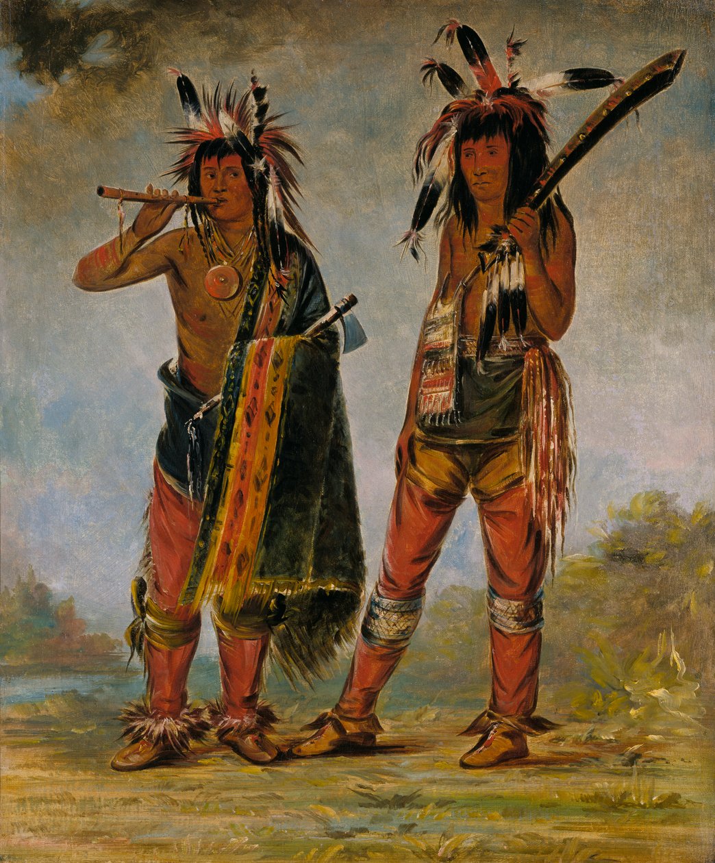 Dos Jóvenes, 1835 o 1836 de George Catlin