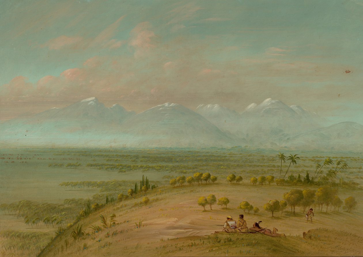Vista de la Pampa del Sacramento de George Catlin