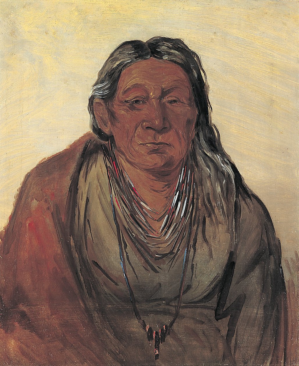 Wah-pe-séh-see, Madre del Jefe de George Catlin