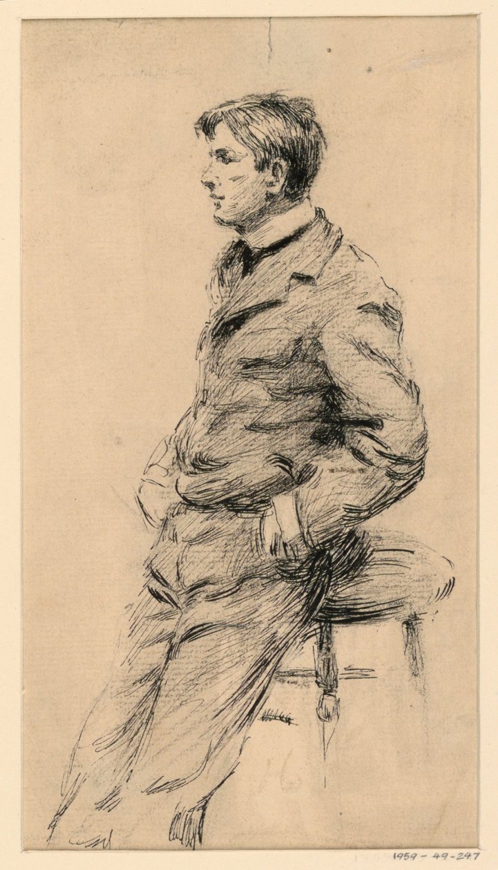 Boceto de un Joven de George Charles Aid