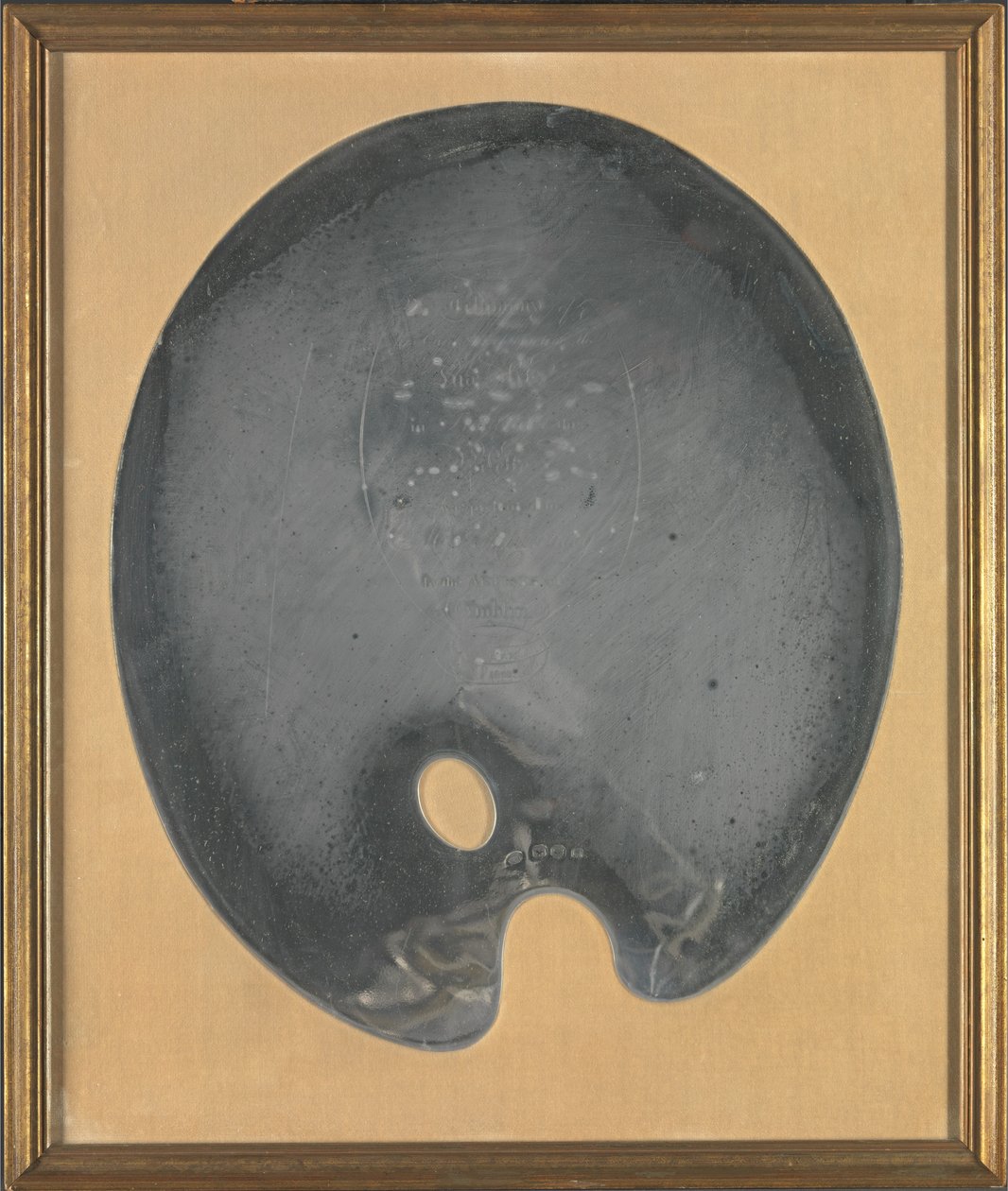 George III Irisches Silber: George Chinnery Palette, präsentiert dem Künstler von den Künstlern von Dublin, 27. Juli 1801 de George Chinnery