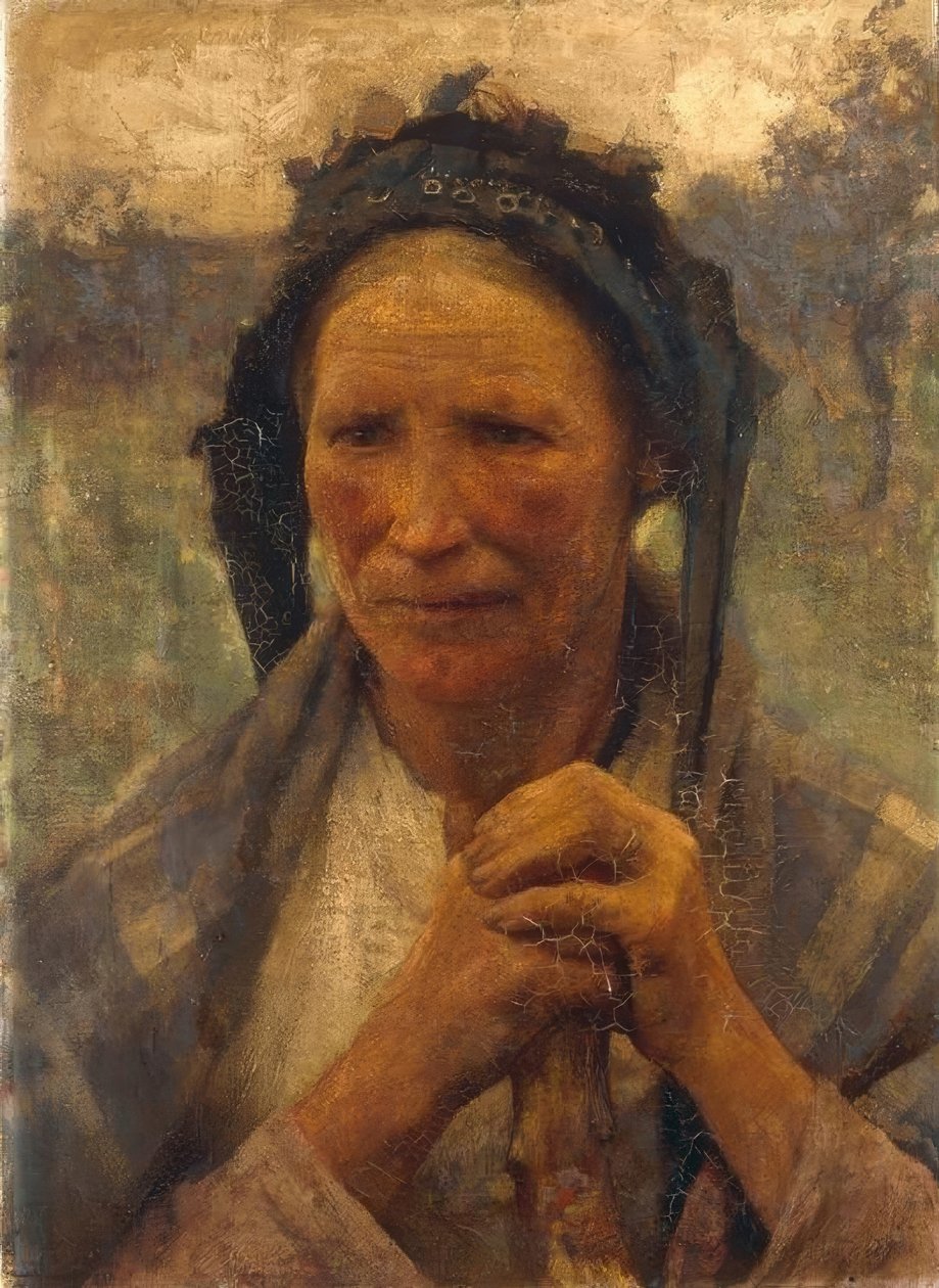 Una mujer de los campos de George Clausen
