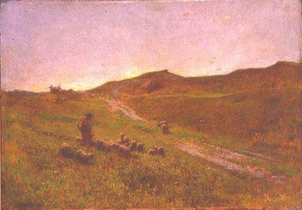 Tarde en el páramo de George Clausen