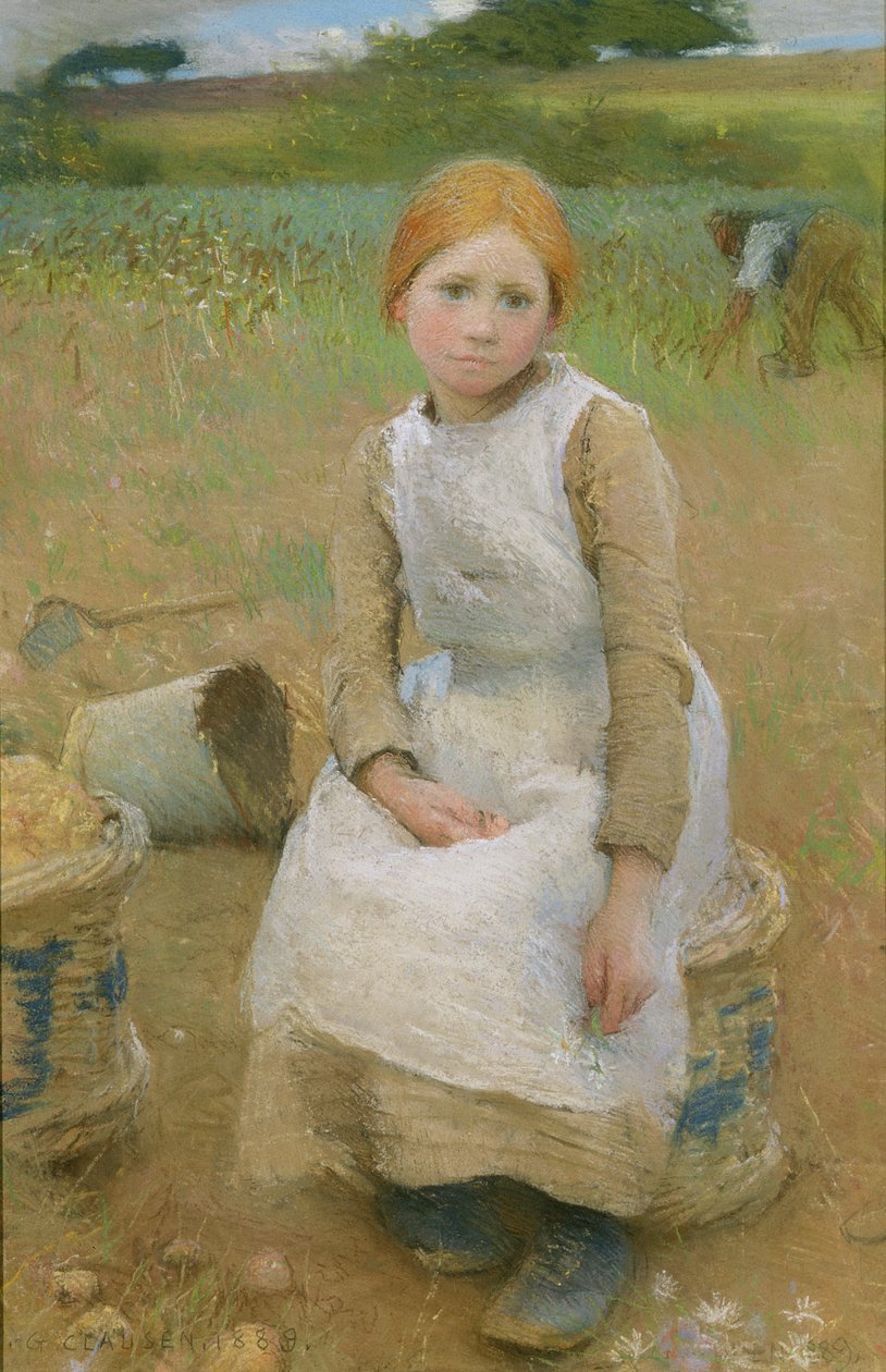Pequeña Rosa, 1889 de George Clausen