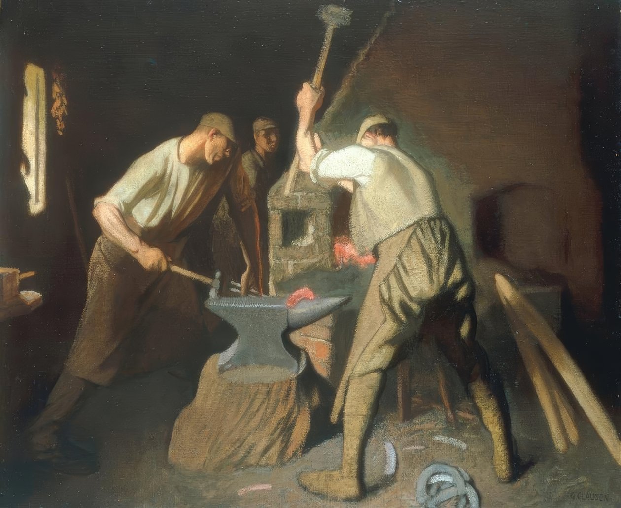 Nuestro herrero de George Clausen