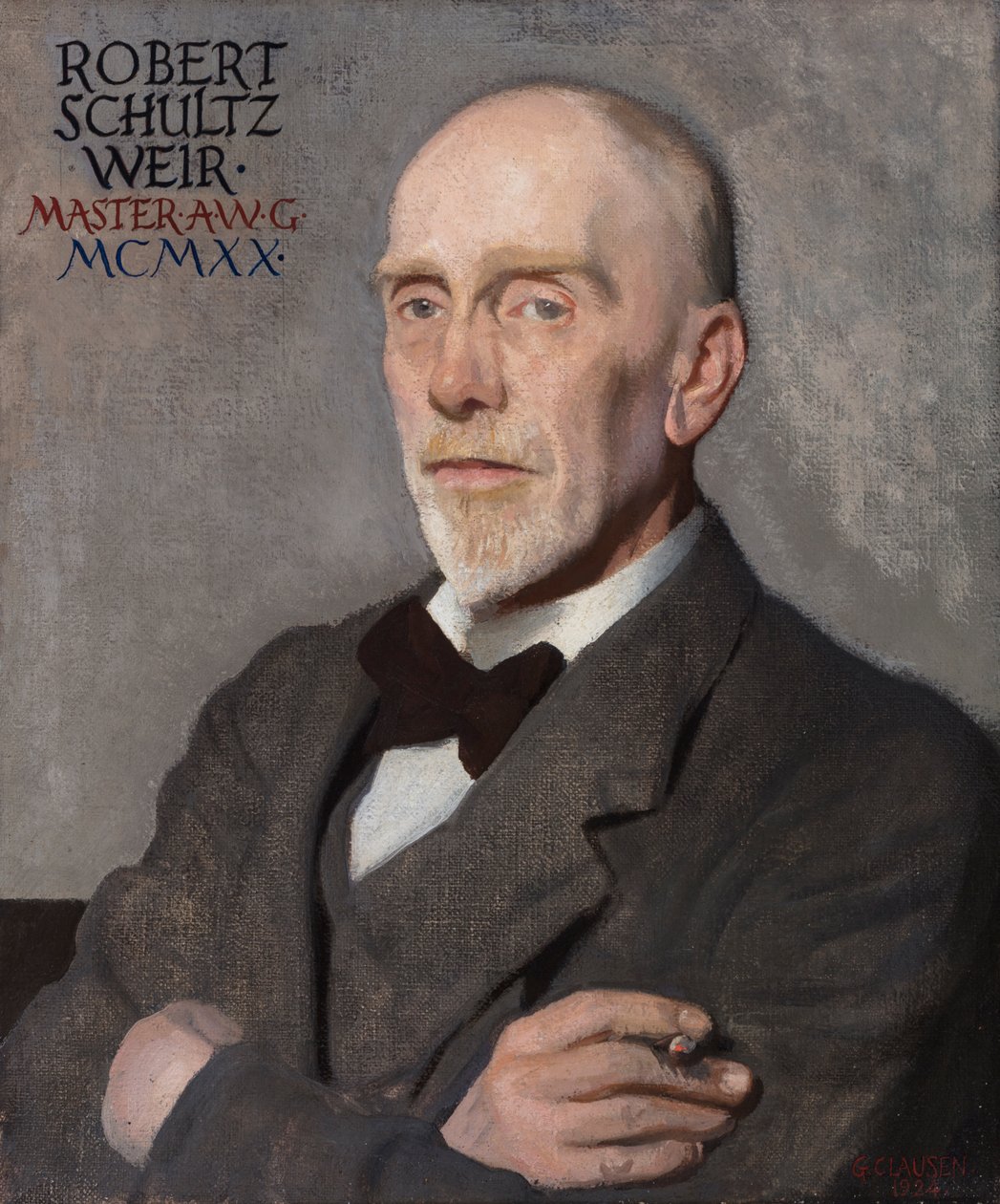 Retrato de Robert W. Schultz Weir de George Clausen