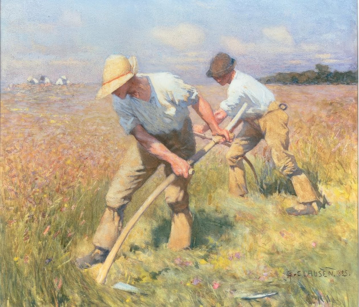 Los segadores de George Clausen
