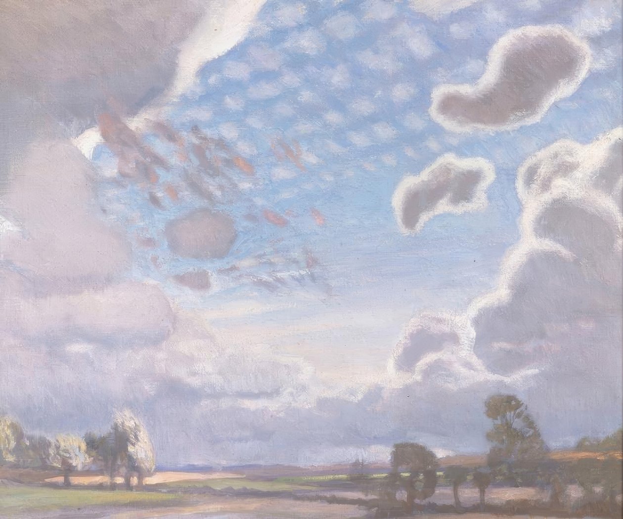 El paso de la tormenta de George Clausen