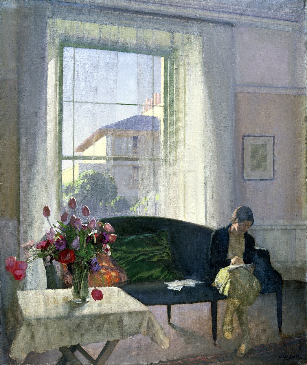 La Habitación Tranquila de George Clausen