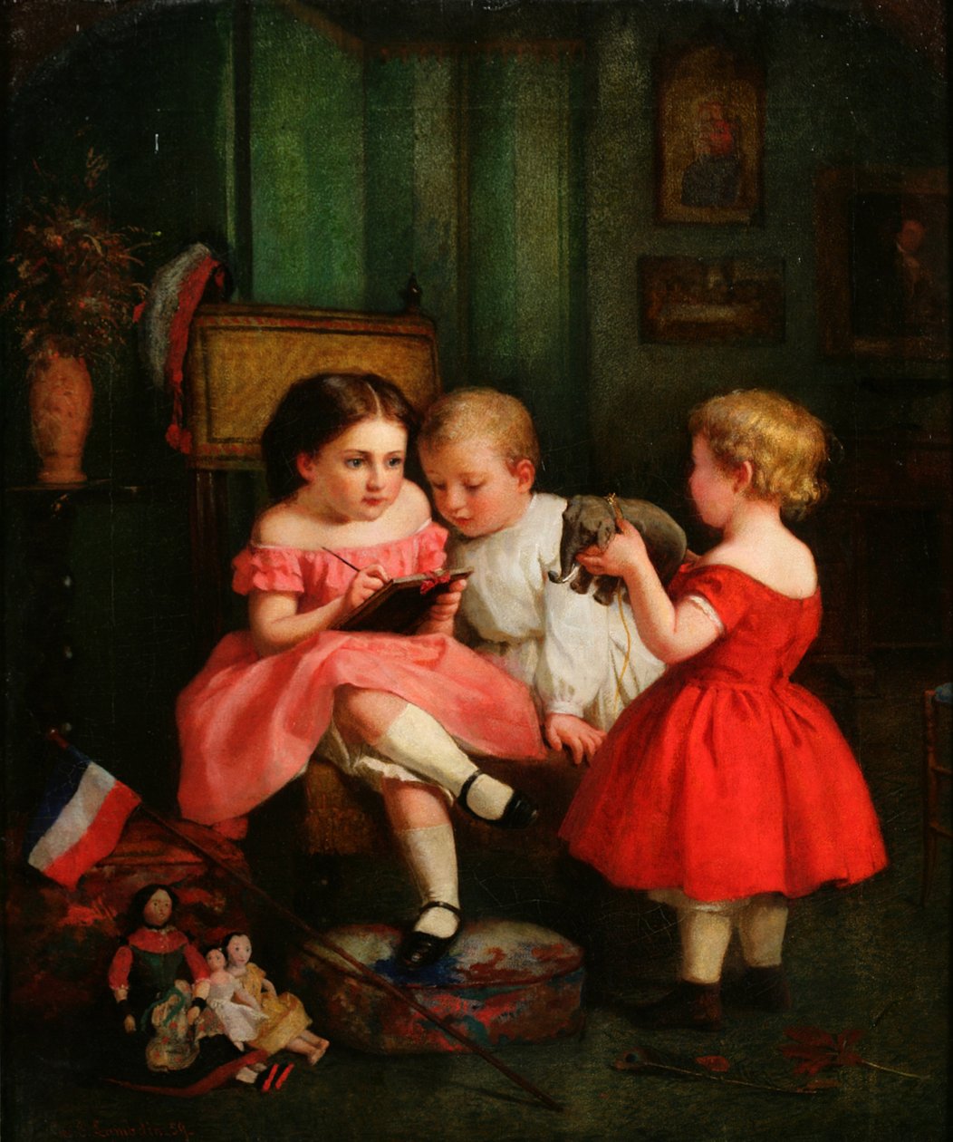 Dibujando el elefante, 1859 de George Cochran Lambdin