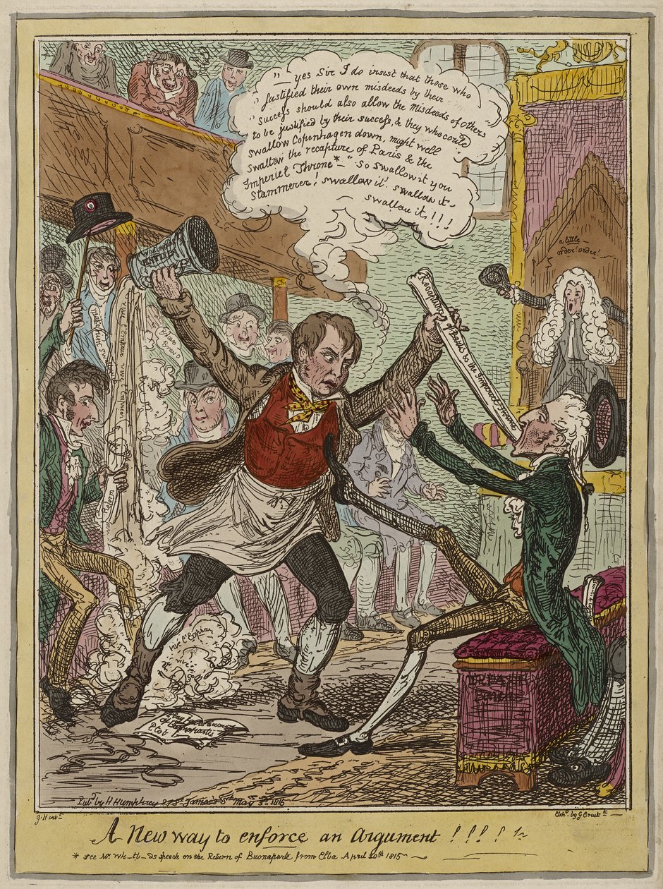 Una nueva forma de imponer un argumento!!!!, publicado el 3 de mayo de George Cruikshank
