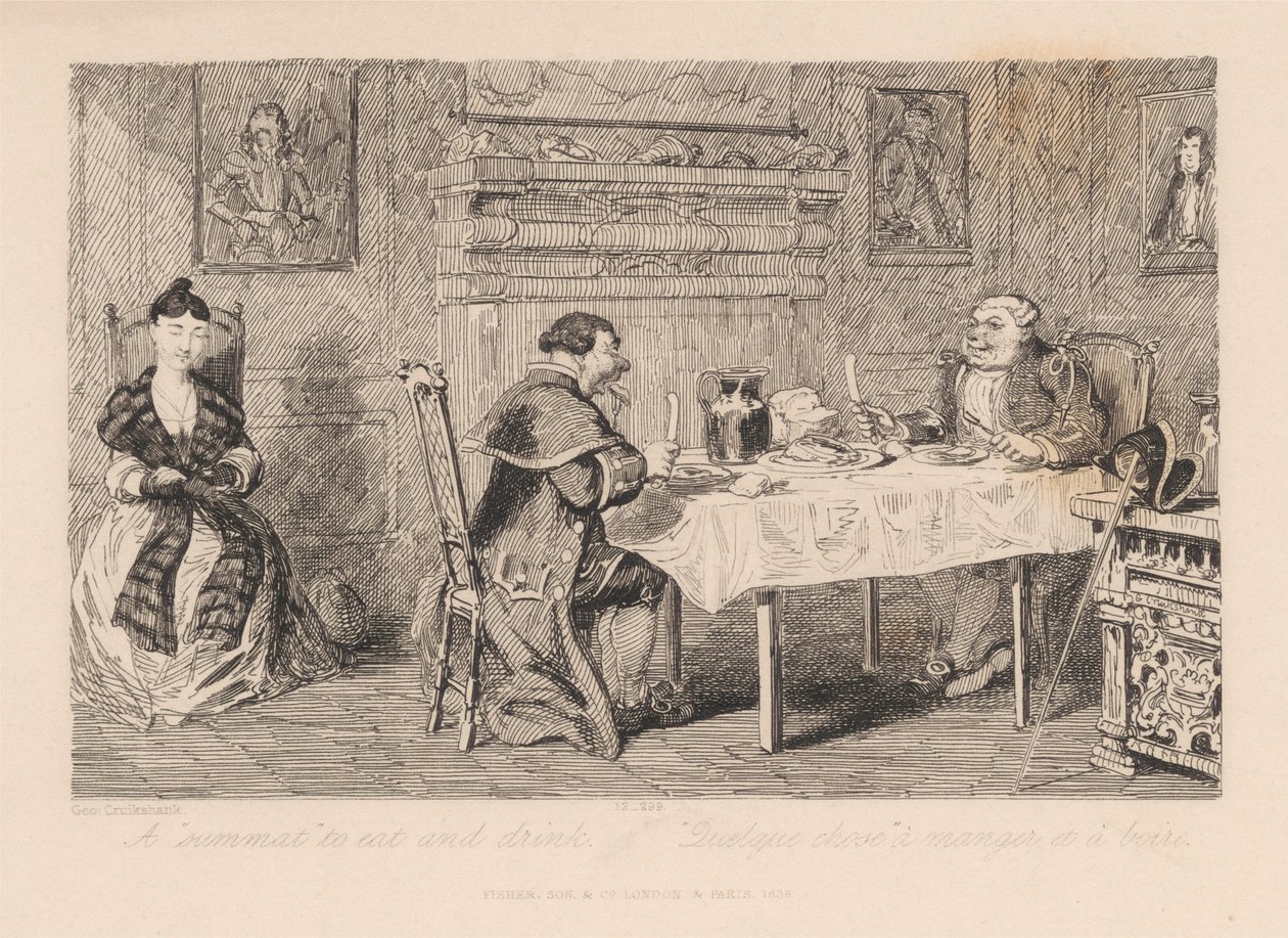 «Algo» para comer y beber de George Cruikshank