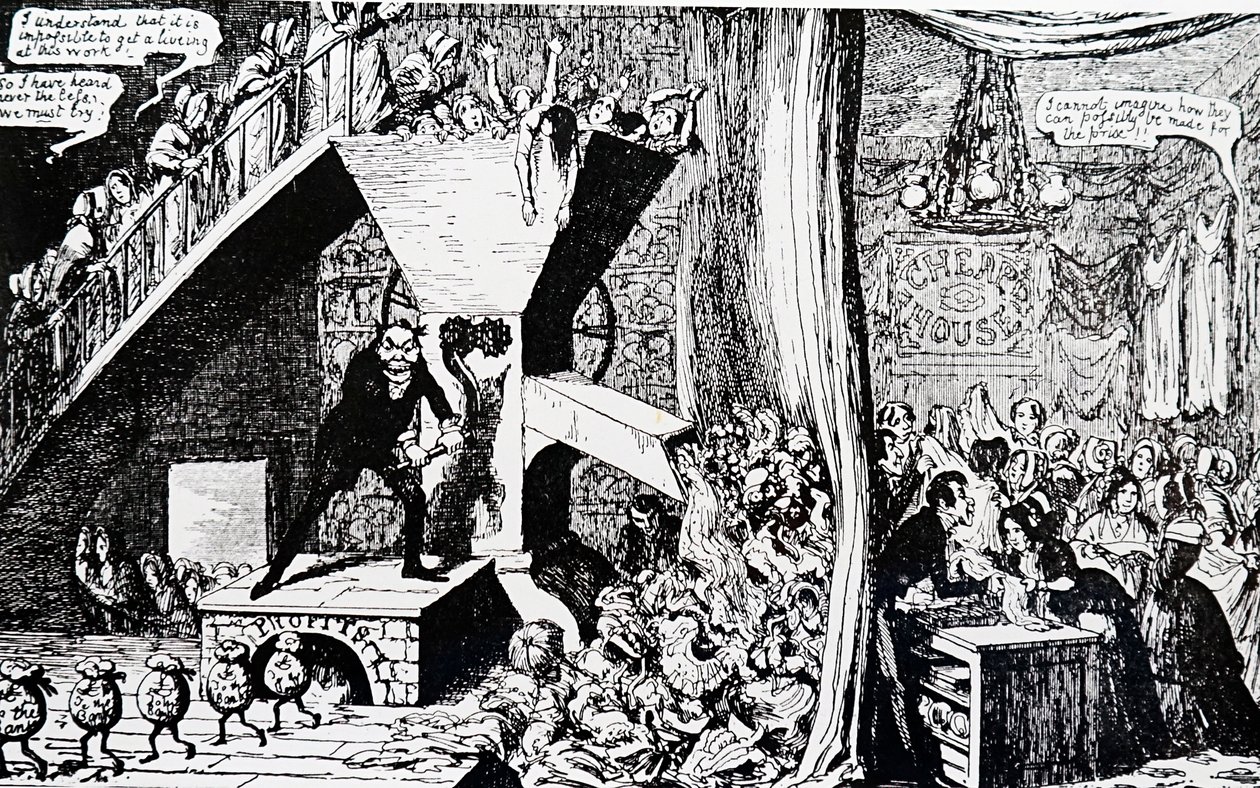Un trabajador sudado de George Cruikshank