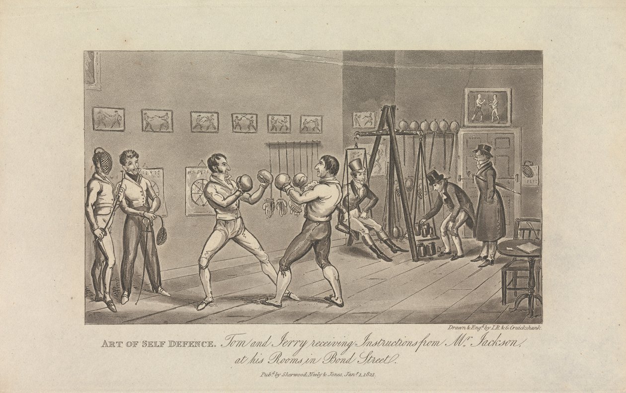 Arte de la defensa personal de George Cruikshank