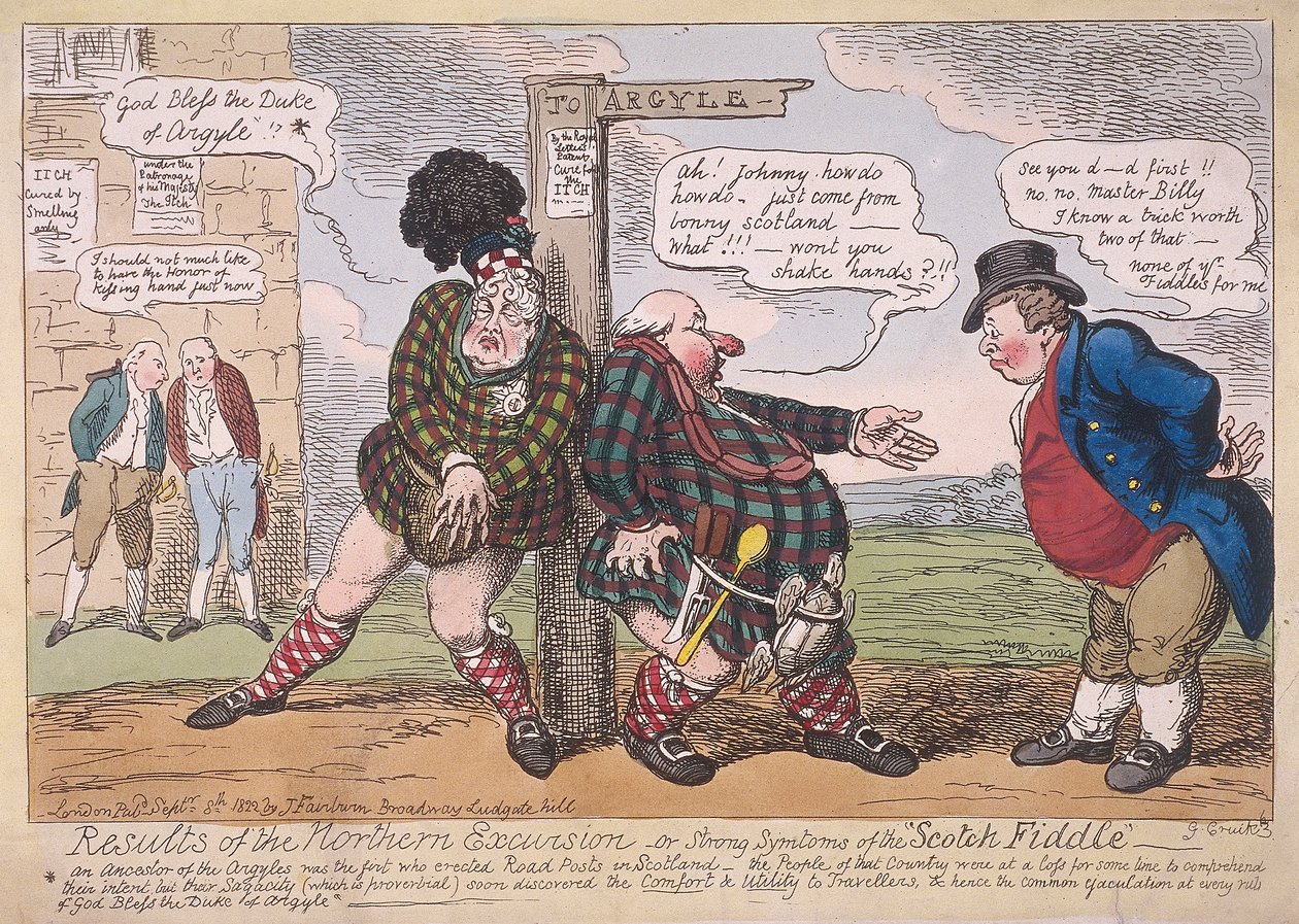 Bonnie Willie, 1822 de George Cruikshank