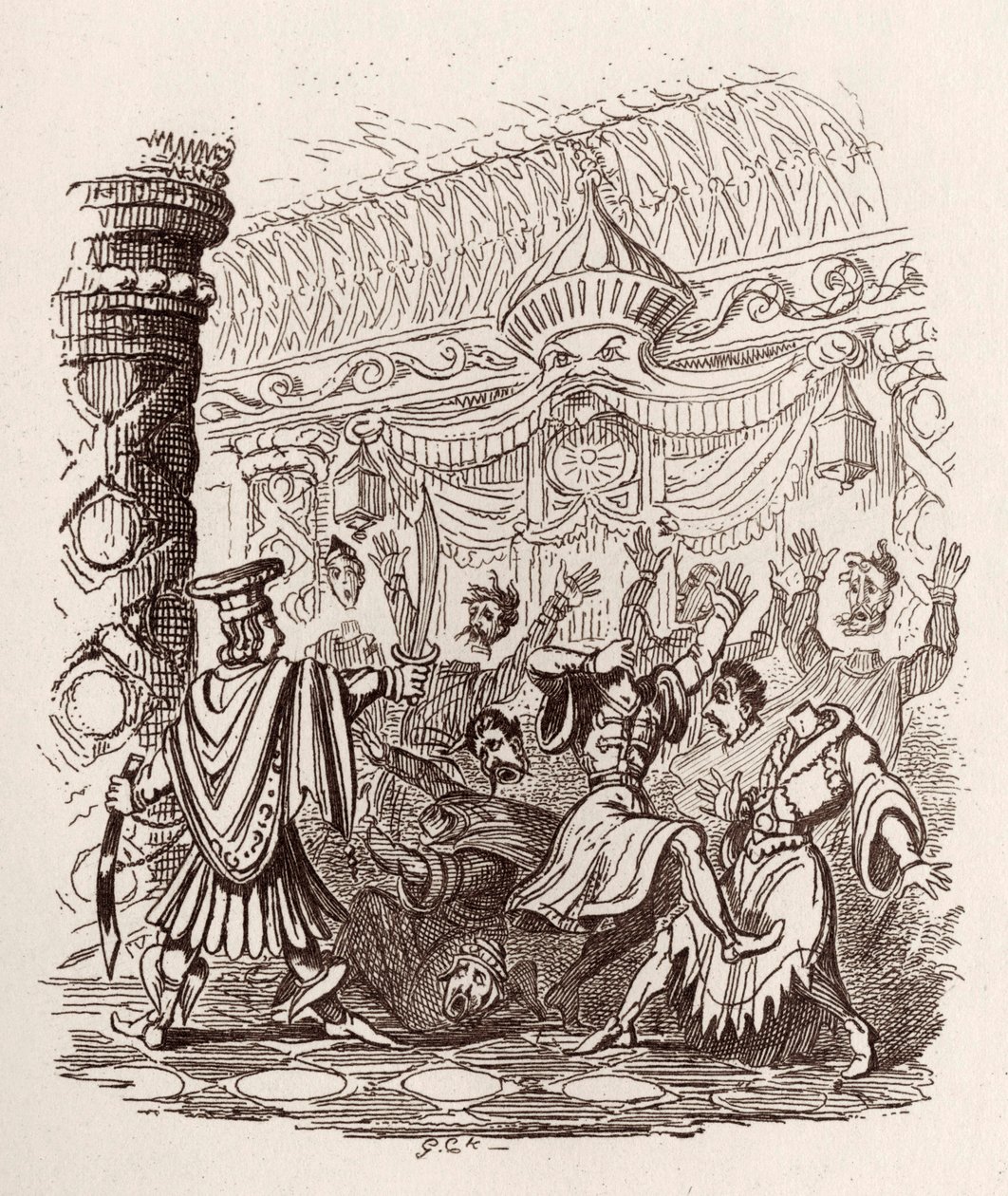 Hermanos Grimm Cuentos infantiles de George Cruikshank