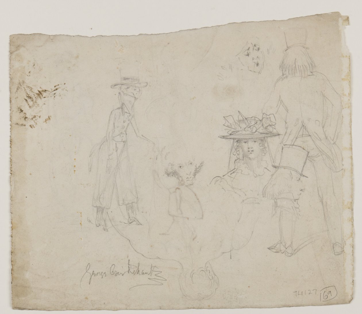 Estudios de carácter de George Cruikshank