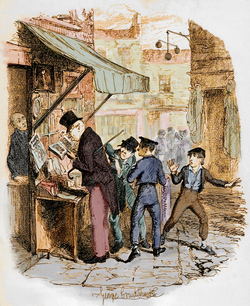 Las aventuras de Oliver Twist de George Cruikshank