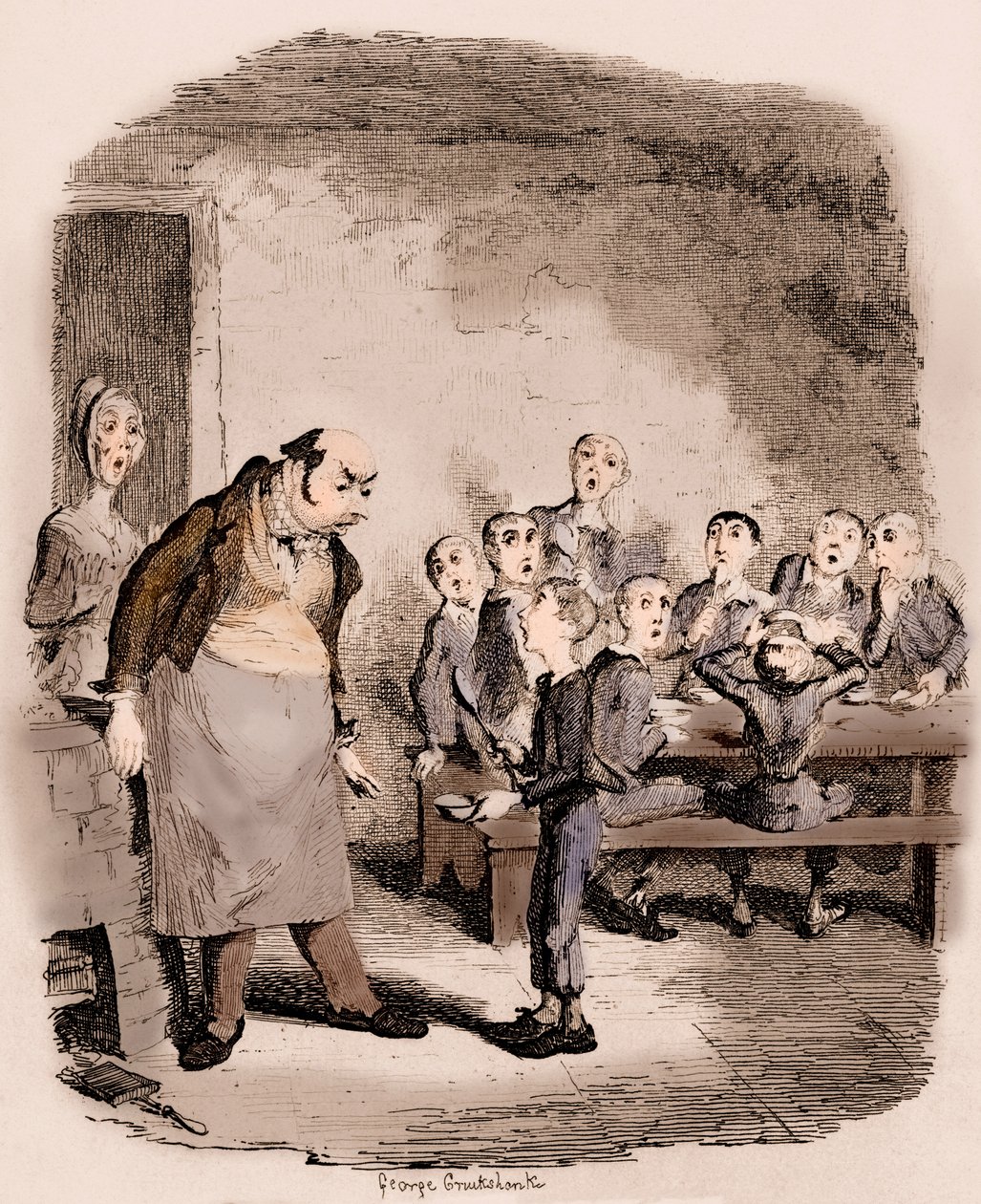 Las aventuras de Oliver Twist de Charles Dickens de George Cruikshank
