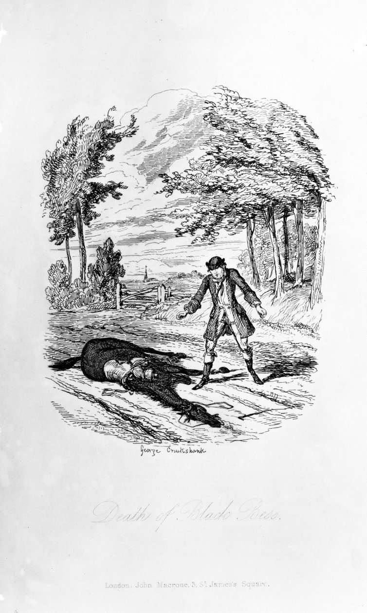 Muerte de Black Bess, ilustración de 