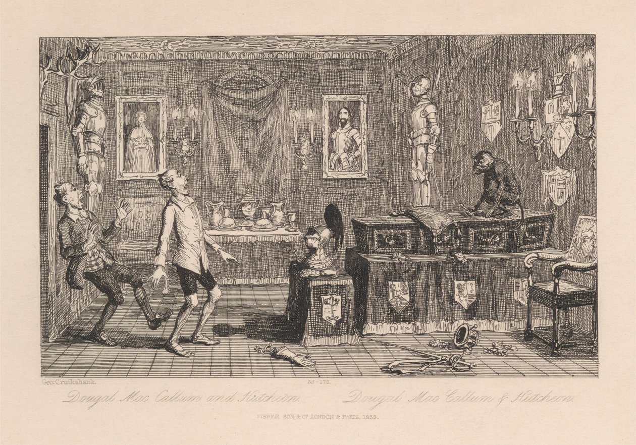 Dougal Mac Callum y Hutcheon de George Cruikshank