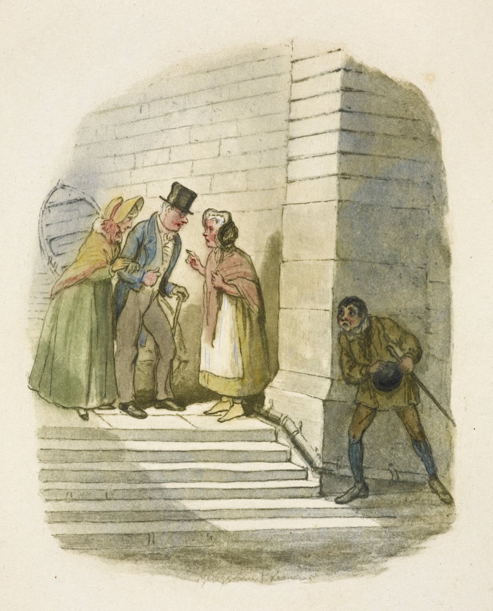 Ilustración para "Oliver Twist" de George Cruikshank