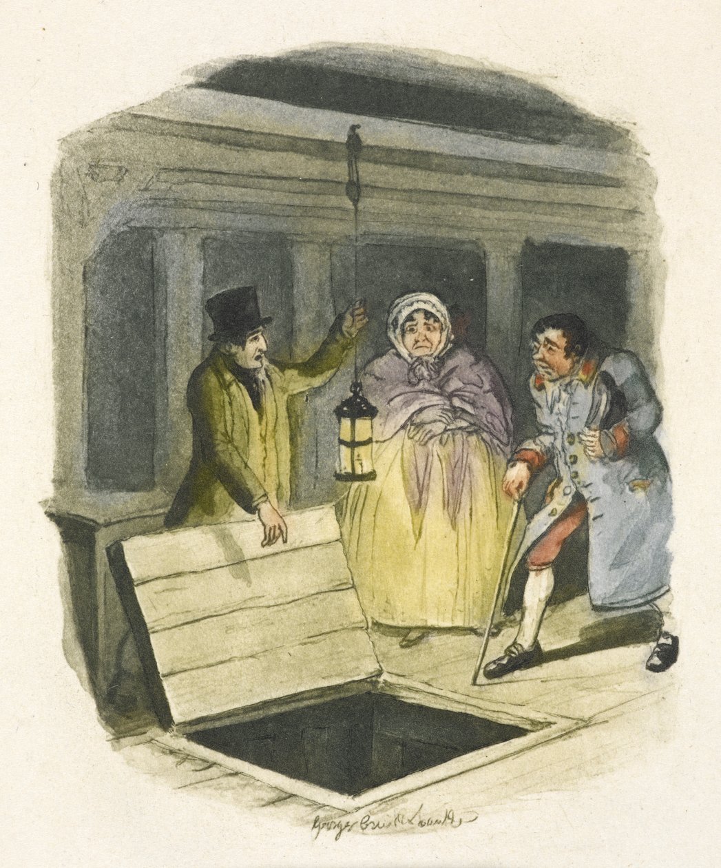 Ilustración para "Oliver Twist" de George Cruikshank