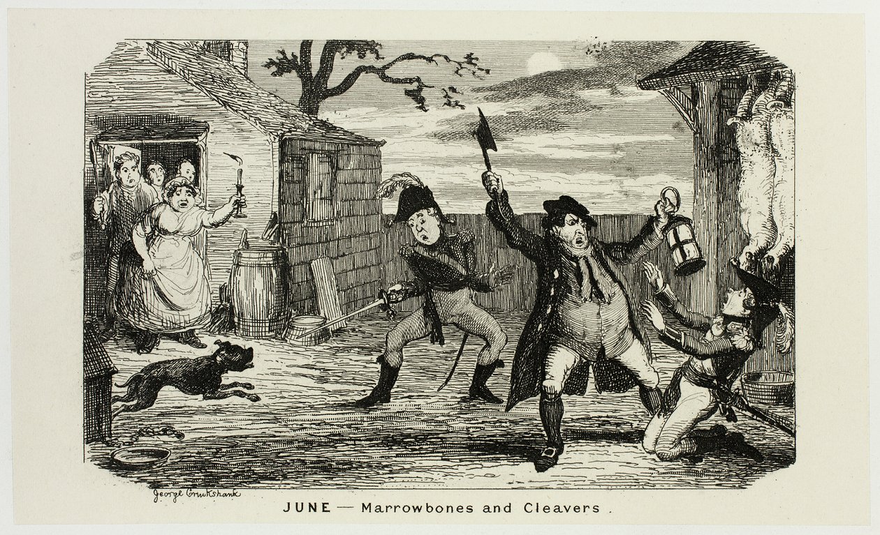 Junio - Marrowbones and Cleavers from George Cruikshank