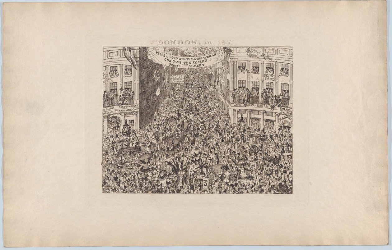 Londres, en 1851 de George Cruikshank