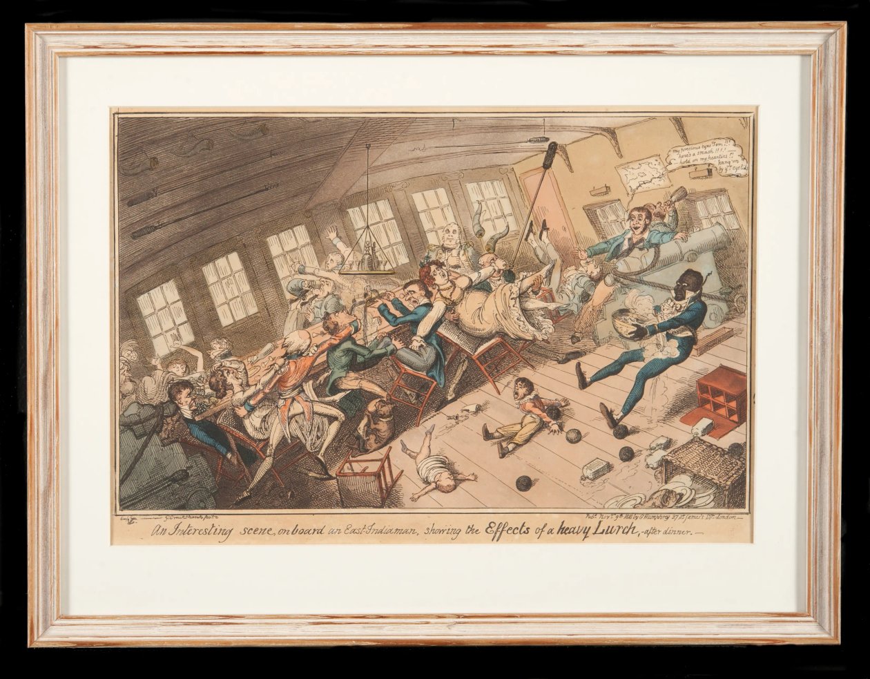 Salón en movimiento de George Cruikshank