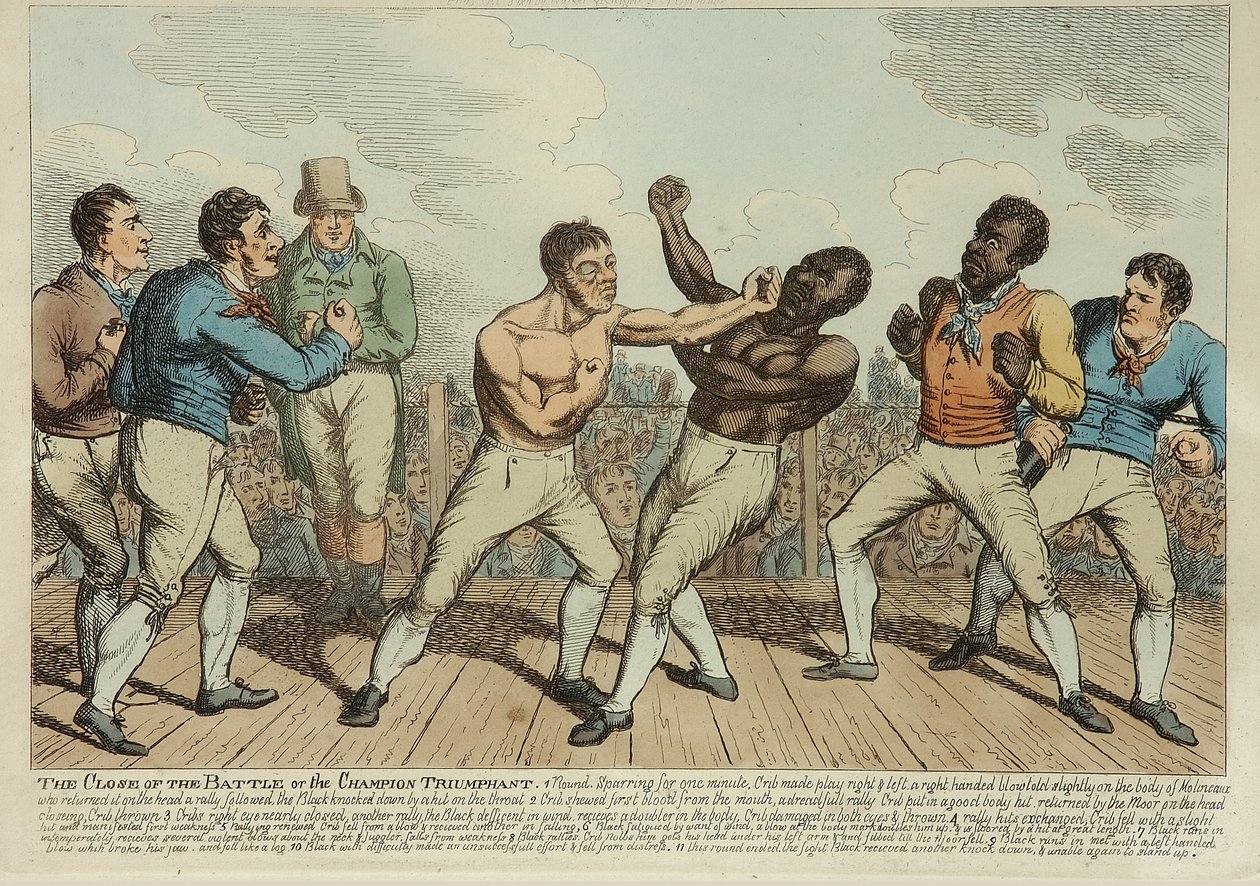 El Final de la Batalla Triunfante de George Cruikshank